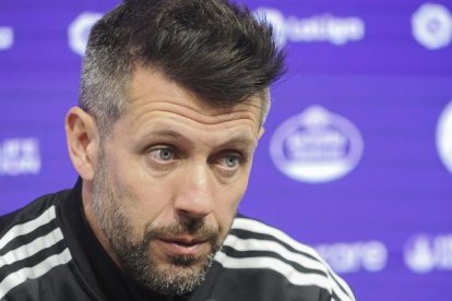 Pezzolano, en rueda de prensa en Zorrilla.