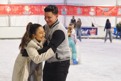 Pista de hielo de acera Recoletos