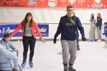 Pista de hielo de acera Recoletos