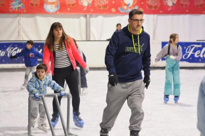 Pista de hielo de acera Recoletos