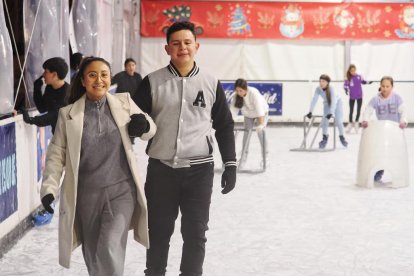 Pista de hielo de acera Recoletos