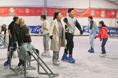 Pista de hielo de acera Recoletos