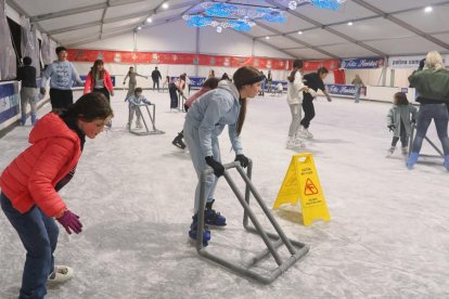 Pista de hielo de acera Recoletos