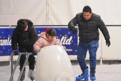 Pista de hielo de acera Recoletos