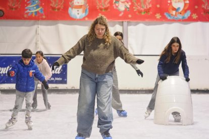 Pista de hielo de acera Recoletos