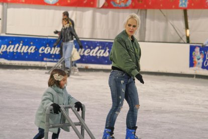Pista de hielo de acera Recoletos