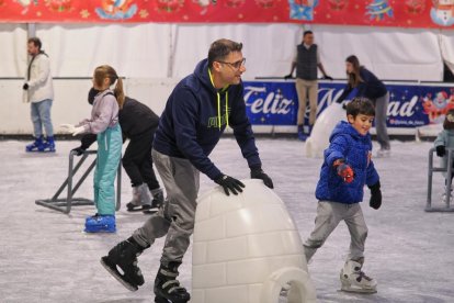 Pista de hielo de acera Recoletos
