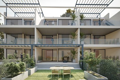 Recreación de cómo serán los apartamentos del chalé de Parquesol.