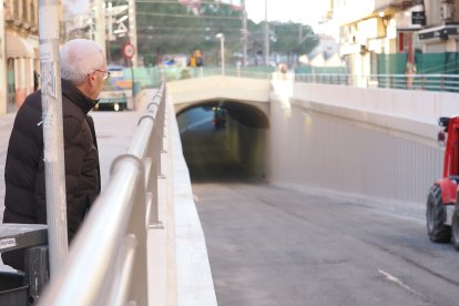 Imagen de esta semana del túnel de Labradores ultimando su apertura