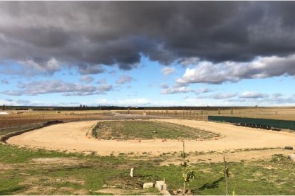 Pista de carreras de motos en Cuenca de Campos.