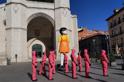 Imagen de la presentación de la segunda temporada de El Juego del Calamar en Valladolid