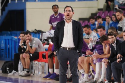 Lolo Encinas, durante el último partido ante Obradoiro en la Copa de España.