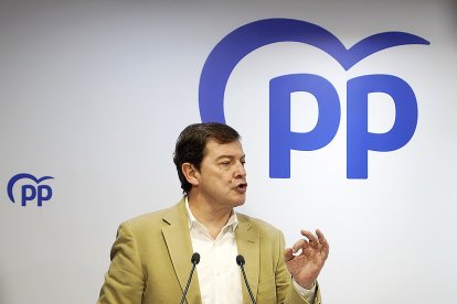 El Presidente del Partido Popular de Castilla y León, Alfonso Fernández Mañueco.