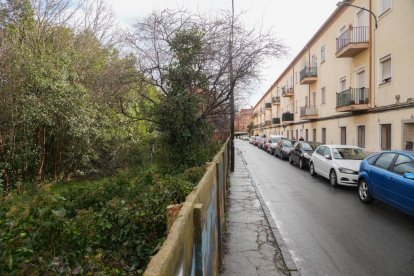 La calle Dársena en la actualidad.