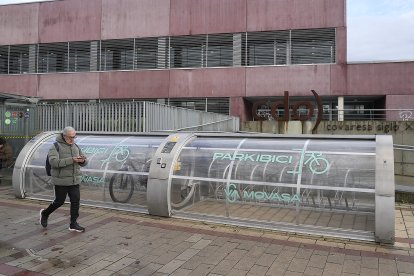 Parkibici, junto al CDO de Covaresa en Valladolid con apenas una bicicleta guardada