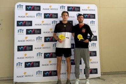 Kudriashov, en Túnez con Mario González.