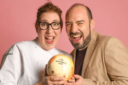 Marina de la Hoz y Luis de Miguel, del restaurante Curioso de Peñafiel