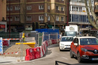 Imágenes de las obras de la plaza Circular.