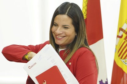 La vicesecretaria general del PSOECyL, Nuria Rubio.