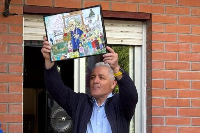 Homenaje a José Luis Cuadrado, conserje desde el año 87 conserje del CEIP María Teresa Iñigo de toro