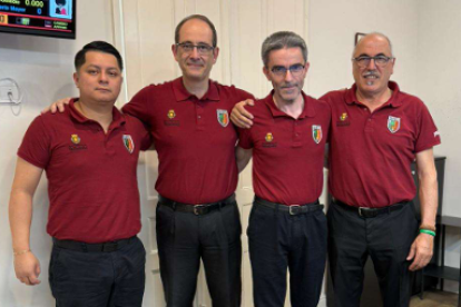 Ronald Rivera, Mario Rodríguez,  Salvador Díez y José Ignacio Merino.