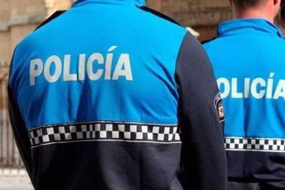 Imagen de archivo de agentes de la Policía Local de Valladolid.