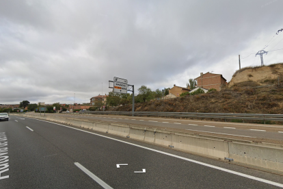 Kilómetro 135 de la A-62 en Simancas (Valladolid)