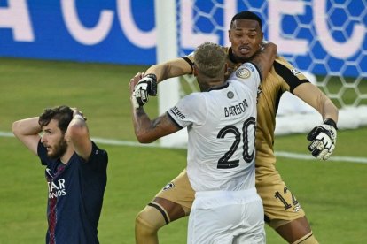 John Victor tras ganar al PSG en el Mundial de Clubes.
