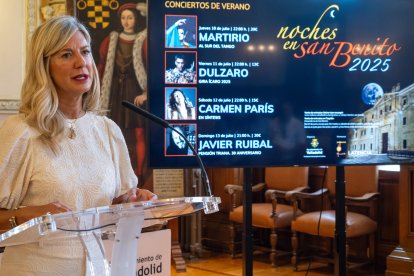 Carvajal, esta mañana, en el Ayuntamiento