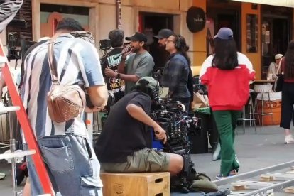 Rodaje de la película de Bollywood 'Alpha' en Valladolid