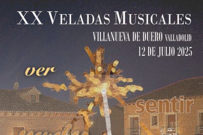 Cartel de la XX edición de Veladas Musicales