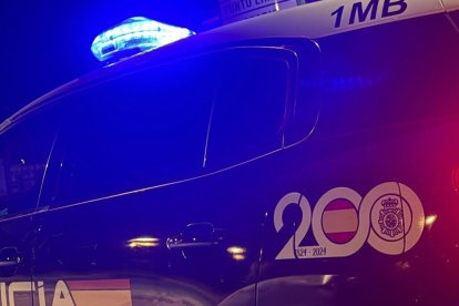 Un coche de la Policía Nacional