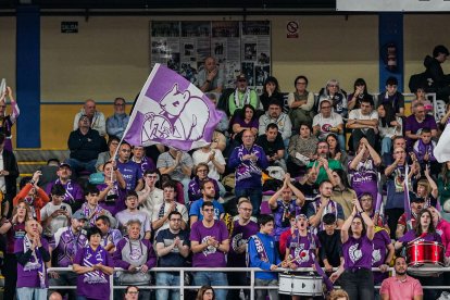Imagen de una de las gradas en un partido de la pasada campaña.