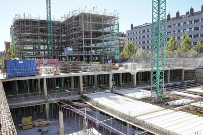 Edificio en construcción.