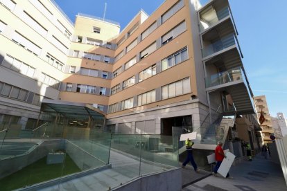 Nueva fachada del hospital Felipe II
