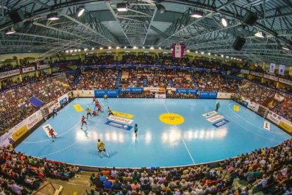 Vista panorámica de Huerta del Rey con ojo pez.