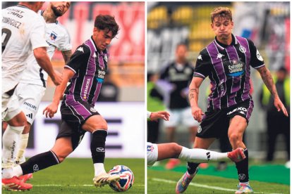 Koke (izquierda) y Garri, en uno de los amistosos contra el Colo-Colo.