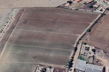 Terreno de Quintanilla de Arriba en Valladolid donde se produjo el incendio.