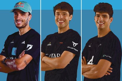 Ale Galán, Agustín Tapia y Arturo Coello.