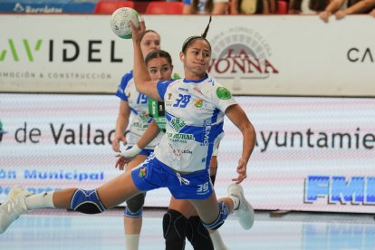 Una acción del partido entre Aula y Beti-Onak.