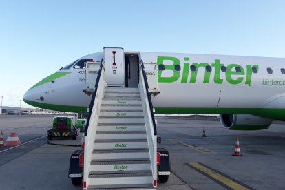 Imagen de archivo de un avión de Binter