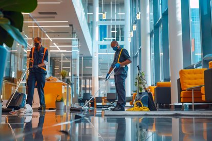 Limpieza y mantenimiento de felpudos de entrada