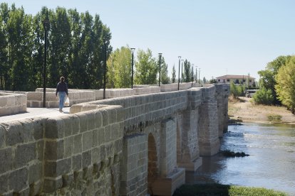 Una imagen del lateral del puente.