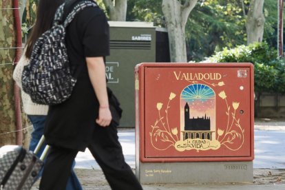 Festival Ephemera, arte urbano en la Acera de Recoletos.