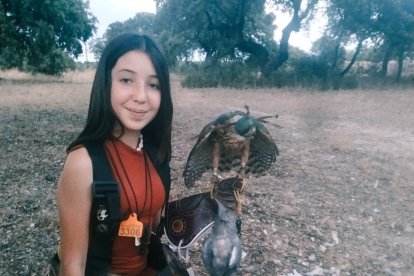 La salmantina Inés Sanz, Lady Halcón, estará en Nava del Rey.