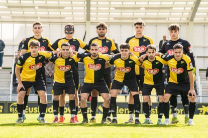 Once del Portugalete de Tercera RFEF en un partido de la presente temporada.