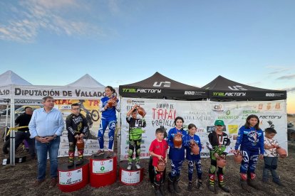 Última prueba de la Copa de Trial de niños en Íscar.