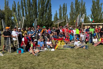 Participantes de la prueba de la Copa del Mundo celebrada en Terradillos