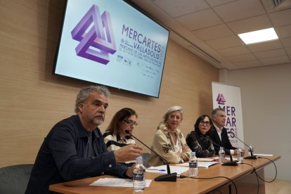 Herrero, Martínez, Carvajal, Carrascal y Alonso, esta mañana.