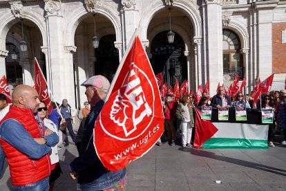 UGT se moviliza en apoyo y solidaridad con el pueblo palestino
